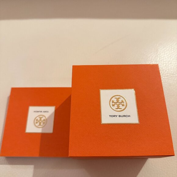 NIB TORY BURCH REVA BANGLE WATCH GIFT SET TBW4029 $279 GOLD TONE MULTICOLOR - Picture 10 of 10
